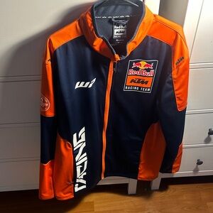 2025 Never Worn Red Bull KTM Racing Team Jacket - Navy & Orange